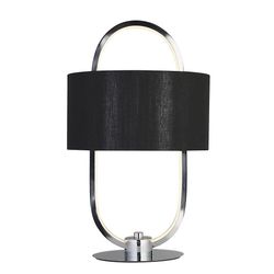 Searchlight Lighting Madrid LED bordlampe, sort skygge 3000K