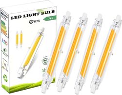 R7s Polttimo 118mm Led 20W Himmennettävä Viileä Valkoinen 4000K Kaksipäinen J-tyyppinen vaihtohalogeeni 100W-200W Polttimo 360beam kulmapakkaus 2 C...