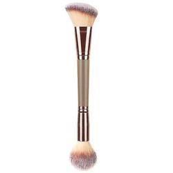 Foundation Makeup Brush, Dobbelt Sluttede Makeup Børster til blanding flydende pulver, Concealer Cream Kosmetik, Blush Brush