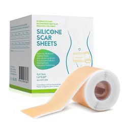Silikone ar klistermærker Medicinsk silikone Easy-tear Gel Tape Roll Medicinsk kvalitet