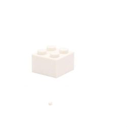 Ebox Dobbeltsidede bundplader til små klodser - kompatibelt byg Tilfældige 56pcs 2x2