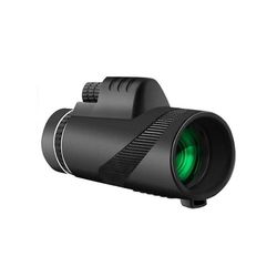 HD Telescope 40x60 Monokulær kikkert Klar svag Nattesyn Pocket Telescope med Smart Telefon Holder