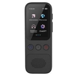 Language Translator -laite, Instant Offline -kielen kääntäjälaitteen tuki 138 kieltä, äänikääntäjä offline-tilassa Musta