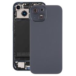 iPhone 15 Plus -akun takakansi kameran linssinsuojuksella + MagSafe-magneetti Musta