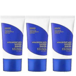 1-5 kpl hyaluronihappoa sisältävää vetistä aurinkovoidetta geelillä, 50 ml, SPF50+, Pa++++ 3pcs