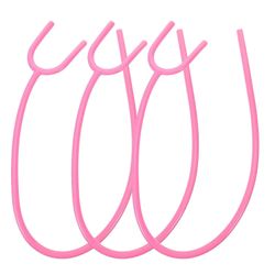 3kpl lääketieteellistä korvaavaa stetoskoopin jatkoletkua lääkäreille, sairaanhoitajille ja klinikoille – kestävä vaaleanpunainen letku sairaalakäy...