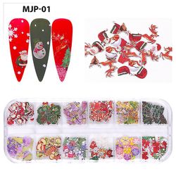 Handuo Nail Artchristmas Farve Blomst Butterfly Sæt, Nail Art Diy Håndværk Jewelry Sets1