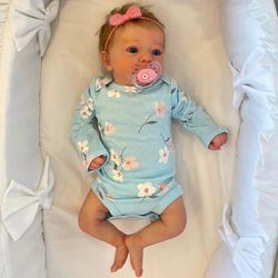 Reborns Baby Dolls Anatomisesti oikeat Realistiset vastasyntyneet Vauvanuket Silikageeli Pehmeät vinyylit Body Tosielämän vauvanuket Vinyyli runko