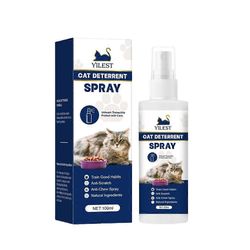 Kissankarkotinsuihke, ei pureskelusuihketta, naarmuuntumista estävä suihke kissoille ja kissanpennuille, turvallinen sisä- ja ulkokarkotin huonekal...