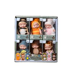 Dukke 2023Ny Mini Genfødt Babydukke 6 Dukkedragt Børnegave Nytårsgave Junmai