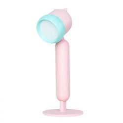 Sitabo Barnas skrivebordslampe Mini søt berøring Led lys skrivebord bord nattbord arbeid læring leselampe dimmer baby lampe usb lading (pink8094b)