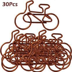 Shindat 30 kpl polkupyörän muotoinen paperiliitin polkupyörän muotoinen metallinen paperiliitin vintage metalliset paperiliittimet paperiliittimet ...