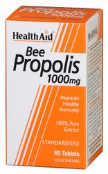 Health Aid Sundhed støtte bi Propolis 1000 - standardiserede, 60 tabletter