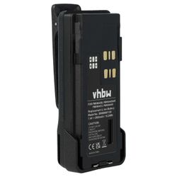 vhbw-akun vaihto Motorolalle PMNN4490B, PMNN4490A, PMNN4493, PMNN4491, PMNN4491B radiolle, radiopuhelimelle (2600mAh, 7.4V, Li-ion) + hihnapidike i...