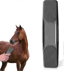 6-in-1 hevosen hoitoharja hieronnalla syväpuhdistukseen