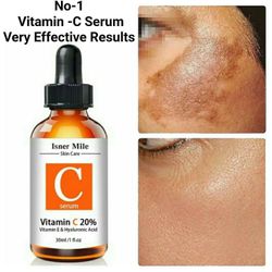 30ml Vitamin.c essensen av hyaluronsyre. Kojic Acid Skin Whitening Fregner