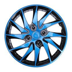 14 tuuman auton pyöräkotelo Hubcap-yhteensopiva Car Hub Auto Refit -lisävaruste (musta)-B Sininen