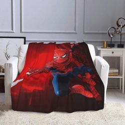 Pehmoinen huopa Lapset Pojat 3D-tulostus Mikrokuituhuopa Pehmoinen peitto Anime-peitto aikuisille ja lapsille 50x40in 125x100cm