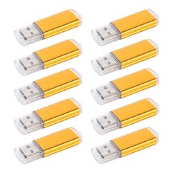 10 x 512 Mt:n muistitikku USB-muistitikku USB-muistitikku USB 2.0 Kulta