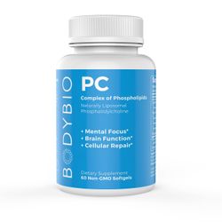 Bodybio - pc fosfatidylkolin + fosfolipider 60 softgels