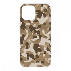 Crazy Kase Skrog til iPhone 12 (6,1) Fleksibel ørken militær camouflage