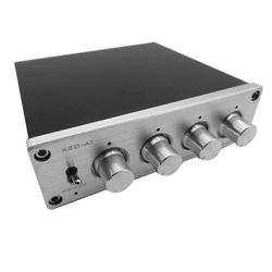 HIFI häviötön 1 tulo 4 lähtö RCA HUB Audio Distributor Signaalinvalitsin Kytkin Source Switcher Vol Hopea