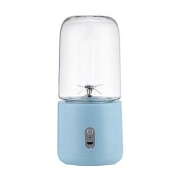 Bærbar Home Electric Mini Juicer med trådløs opladning Himlen er blå