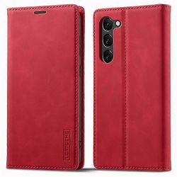 LC.IMEEKE yhteensopiva Samsung Galaxy S23 Plus -laitteen kanssa Pudonkestävä PU-nahkainen folio läppäkotelo lompakkoteline magneettinen automaattis...