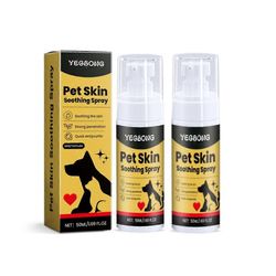 Zoomie-suihke koirille, lemmikkien ihonhoitosuihke, kutinaa lievittävä suihke ja kuumapisteiden hoitoon tarkoitettu suihke 2pcs