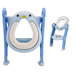 Børns potte Uddannelse Toilet med Trin Taburet og håndtag foldbare og bærbare Baby Potte Infant Kids Toilet Training Seat