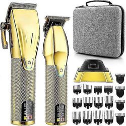 Ammattimaiset hiustenleikkurit trimmerisarja miehelle Parturitarvikkeet Leikkurit hiusten leikkaamiseen Miesten T Blade Trimmer -hiustenleikkaussar...