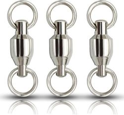 Lertenys Kuulalaakeroidut kääntyvät ruostumattomasta teräksestä valmistetut lujat laakerit kääntyvät kalastuskauhan pallotarvikkeet, 17mm, 24 kpl p...