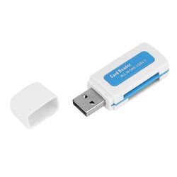 Protable Usb 2.0 4 i 1 hukommelse Multi Card Reader til M2 Til Sd til Sdhc Dv Micro til sikkert digitalt kort Tf-kort Drop Shipping D