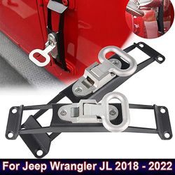 Begleri Bil utvendig dørhengsel sammenleggbar fotpedal pinne tilbehør til Jeep Wrangler Jl 2018 - 2022 hviletrinn klatring kit 2 stk.