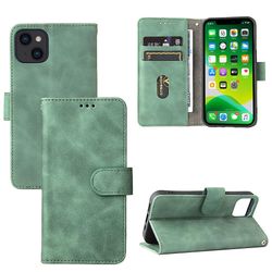 Etui til iphone 13 Mini Cover Premium læder med kortholder Flip Folio magnetisk etui etui coque - sort Grøn