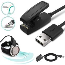 Shakub USB-klips ladekabel for Garmin Forerunner 230 235 630 645 Music 735xt, Approach S20, Vivomove HR ladeledning