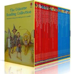 40 bøger / sæt Usborne Story Reading Books Collection Mit tredje læsebibliotek Box Book Set Kids Toys For Educational