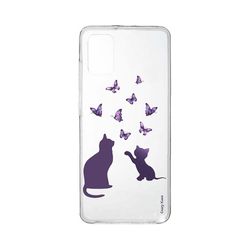 Crazy Kase Hull til Samsung Galaxy A31 fleksibel killing leger med sommerfugl