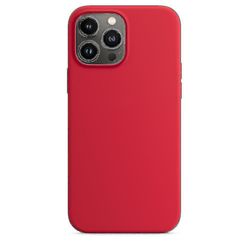Silikonfodral för iphone 13 Pro Max Röd med MagSafe