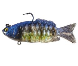 Handuo 2pcs Multi-sektion Fiskeri Lokke Lokke Bait Package Bly Fisk Bionic Bait blå