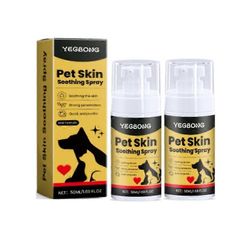 Lemmikkien ihosuihke Koiran ja kissan ihonhoitosuihke, Rauhoittava suihke Puhdistaa ja pehmentää ihoa, Rauhoittava kutinaa ehkäisevä suihke Ravitse...