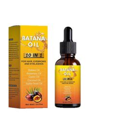 Batanaöljy hiustenkasvuun - 10 in 1 luonnollisia ainesosia hiustenkasvuöljy Hondurasista - Edistää hiusten paksuutta - Pehmentää hiuksia - Vähentää...