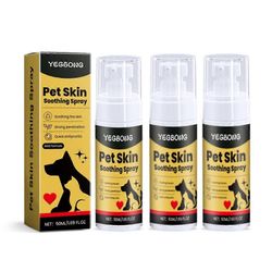 Zoomie-suihke koirille, lemmikkien ihonhoitosuihke, kutinaa lievittävä suihke ja kuumapisteiden hoitoon tarkoitettu suihke 3pcs