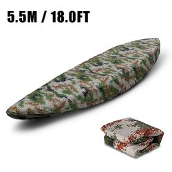 Universal Kajak Cover Kanobåd Vandtæt Uv-resistent kajakdæksel Camouflage 1 5,5m
