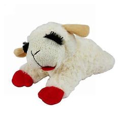 Multipet Lamb Chop Dog Toy 10.5", 1 Count