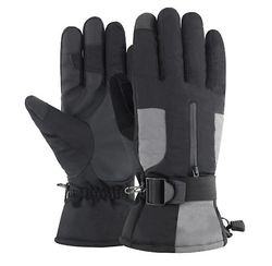 Lauwodun Cykling Touch Screen Ski Handsker Udendørs Velvet Varme handsker Vinter læderhandsker Ridning - 02 Modeller Sort 02black M