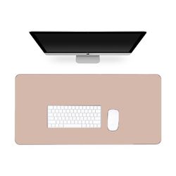 Linkrunning Multifunktionelle Læder Computer Office Skrivebord Mat Extended Gaming , Skridsikker Vandtæt Dual-side Brug Desk Protector, 35,4'' X 17...