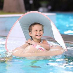 Till Swimbobo Vauvan uimarengas makuurengas Lasten uimarengas kainalo rengas aurinkovoide varjo vaaleanpunainen poni L