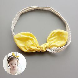 Børn Hår Kanin Øre Bølge Baby Hår Hovedbeklædning Baby Hår Bue Polka Dot Wave Baby Børn Hår Band Acessorio Para Cabelo T