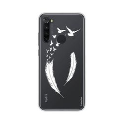 Crazy Kase Hull For Xiaomi Redmi Note 8 Fleksibel fjer og flight D-apos;fugle